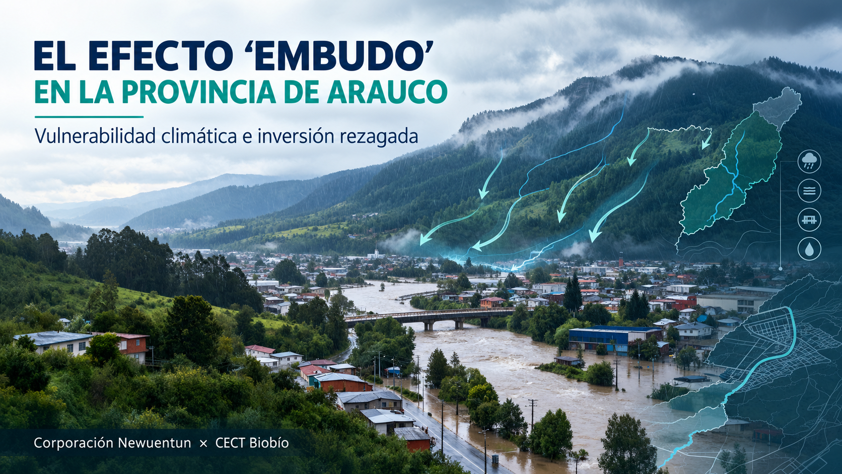 EL EFECTO ‘EMBUDO’ EN LA PROVINCIA DE ARAUCO: VULNERABILIDAD CLIMÁTICA E INVERSIÓN REZAGADA EN CURANILAHUE Y ARAUCO