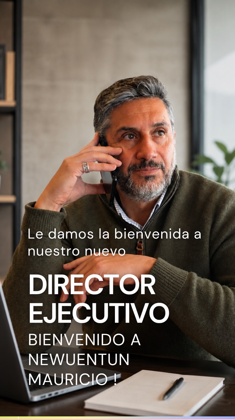 Bienvenida a Nuestro Director Ejecutivo